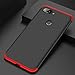 MYLB-US Xiaomi Mi 8 Lite Case 3 in 1 Ultra-Thin Hard Case PC Scratch-Resistant Premium Slim 360-degree Body Case for Xiaomi Mi 8 Lite (Black)