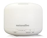 Naturalise 500 ml Aromatherapy Essential Oil Diffuser Ultrasonic Air Aroma Humidifier Ionizer 7 Color Light Waterless Auto Shut Off Home Office Bedroom Living or Spa 10 Hours Cool Mist Mode (500 ml)