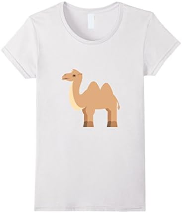 Women's Camel Emoji T-Shirt - Hump Day T-Shirt  Medium White