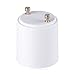 Onite 6 PCS GU24 to E26 E27 Adapter for LED Bulb, Converts your Pin Base Fixture to Standard Screw-in Lamp Socket
