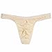 FEESHOW Men's Silky Bikini Thongs G String Pouch Underwear Swimwear