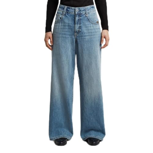 G-STAR Women's Skater High Loose Jeans, Blue (vintage gold digger D25286-D788-H117), 26W / 32L