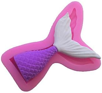 WWQY Fish Tail Type Candy Fondant Cake Molds For The Kitchen Baking Molds 8.36cm