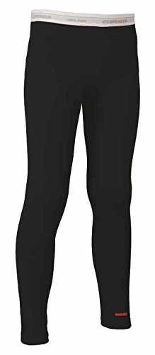 Icebreaker Kid's Oasis Leggings, Black, 10