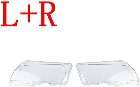Left Side/Right Side Headlight Clear Lens Cover For BMW E46 Cabridet 2-Door 1999-2002 for BMW E46 Coupe 2-Door 1999-2002 (L and R)