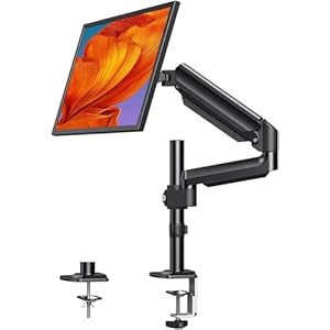 Marsail モニターアーム 13-32インチ対応 耐荷重9kg ポール+ガススプリング式 ディスプレイアーム VESA