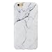 iPhone 6 Plus Case, iPhone 6s Plus case Marble, Leminimo Slim-fit Shockproof Anti-Scratch Anti-Fingerprint TPU Flexible Case with Excellent Grip [5.5 inch Display] - White Marble Design