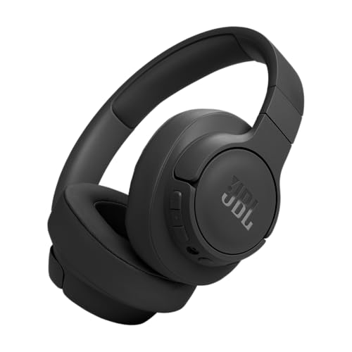 JBL Tune 770 NC – Kabellose Over-Ear-Kopfhörer mit adaptivem Noise-Cancelling und faltbarem Design – Bis zu 70 Stunden Akkulaufzeit mit Schnellladefunktion – Schwarz