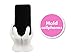 The Art of Hand Mobile Phone Holder (White Matte Finish) by ARAD