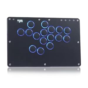 Haute42 レバーレスコントローラー レバーレスアケコン T16 PRO ブラック 静音