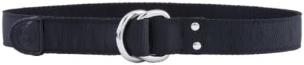 D-Ring Toddler Belt (Ages 0-4 years) (Large (Age 4-6 yrs; Waist 21.5-23"), Black)