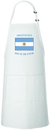 Argentines Do It Better Argentina Argentine Cotton Adjustable Bib Kitchen Apron HDKS