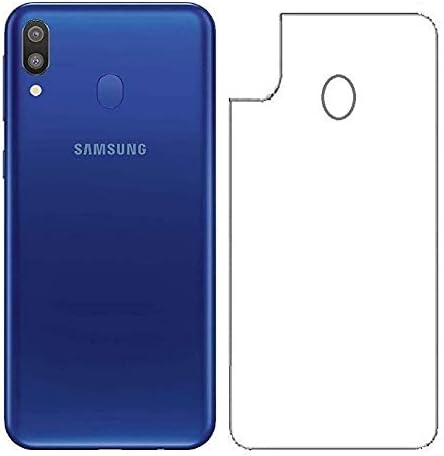 YGS® Unbreakable Bendable Shock Proof Back Fibre Guard Back Protector (Transparent) For Samsung Galaxy M20