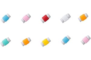 10Pcs Cable Guards Charging Cable Protection Saver for USB Charging (Random Color).