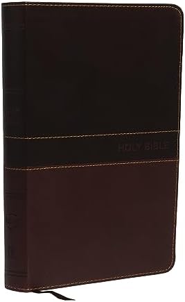 NKJV Large Print Compact Reference Bible, Black Bonded Leather