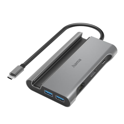 Hama Connect2Mobile V2 USB-C Hub, Multiport, 7 Ports