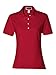 Jerzees Women's 4 Pearl Buttons Collar Polo Shirt, L, True Red