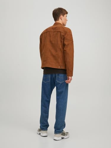 Faux Suede Jacket Faux Suede Jacket Cognac m Cognac M