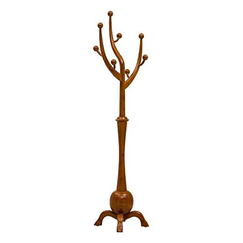 ZXH77f Free Standing Coat Rack Hanging Clothes Rack Sturdy Wooden Coat Rack Stand Entryway Hall Tree Coat Tree (color : A)