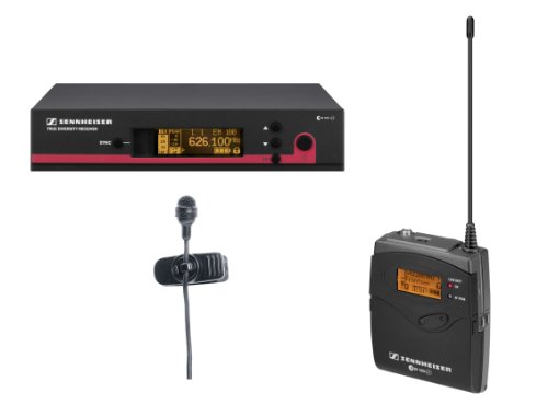 Sennheiser EW 122 G3-A-US compact cardioid clip-on microphone EW system