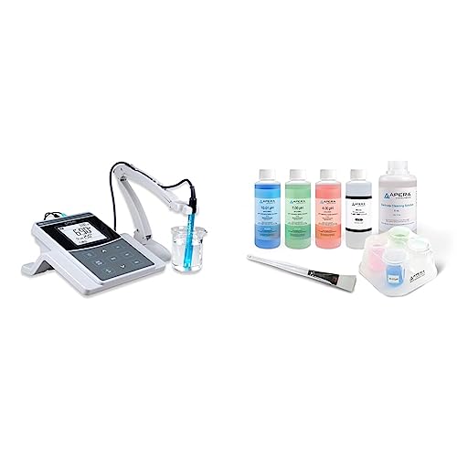 Apera Instruments AI521 PH800 Laboratory Benchtop PH Meter Kit, 0.01 PH
