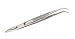 SE Stainless Steel Curved Splinter Tweezers - 517TW-CH