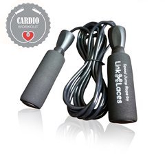 Speed Jump Rope Adjustable Skipping Rope With Ball Bearings for Cardio and Crossfit - Best for Mastering Double Unders WOD Boxing and MMA + Bonus Carry Bag