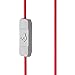 Skullcandy Chops Flex Sweat-Resistant Sport Earbud with In-Line Microphone and Remote, Comfortable and Secure Flexible Ear Hanger, Gray/Red/Swirl