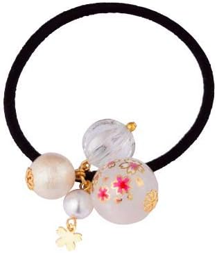 Amazon Co Jp のレン ヘアゴム ガラス玉 とんぼ玉 日本製 和風 髪ゴム 髪飾り 髪留め ヘアアクセサリー ヘアアレンジ ビーズ飾り 大人 こども 女性 レディース 女の子 ビューティー