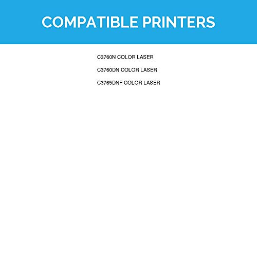 LD Compatible Toner Cartridge Replacement for Dell C3760 & C3765 Extra High Yield (4 Black, 2 Cyan, 2 Magenta, 2 Yellow, 10-Pack) - Thumbnail 6