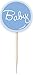 Blue Stork Boy Baby Shower Cupcake Kit for 24