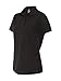 Hanes Ladies' 6.5 oz. X-Temp® Piqué Short-Sleeve Polo with Fresh IQ XL BLACK