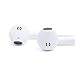 Ankoda 2PACK Premium Earphones/Headphones/Earbuds with Stereo Mic&Remote Control for Apple iPhone 6s/6/6plus,iPhone SE/5s/5c/5, iPad /iPod and More (White)