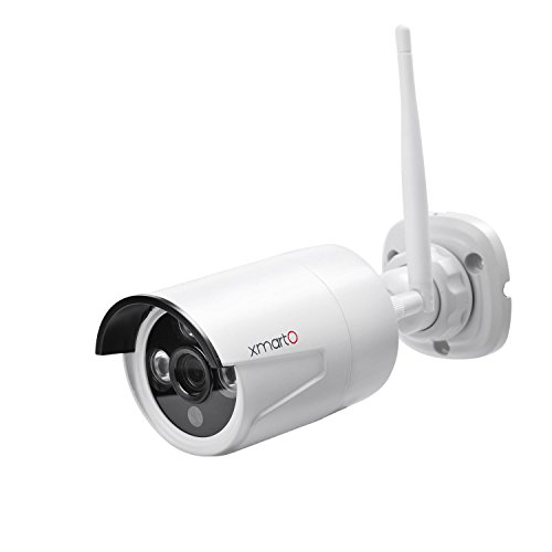 [Audio Video & 960p 4mm] xmartO WB1324 960p HD 1.3 Megapixel IP Network Wireless Security Camera Weatherproof Outdoor with 80ft IR Night Vision (White)
