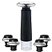 Vin Fresco Wine Saver Vacuum Pump Preserver and Airtight Sealer (4 count) | Bottle Sealer to Keep Wine Fresh (4 wine bottle stoppers included)