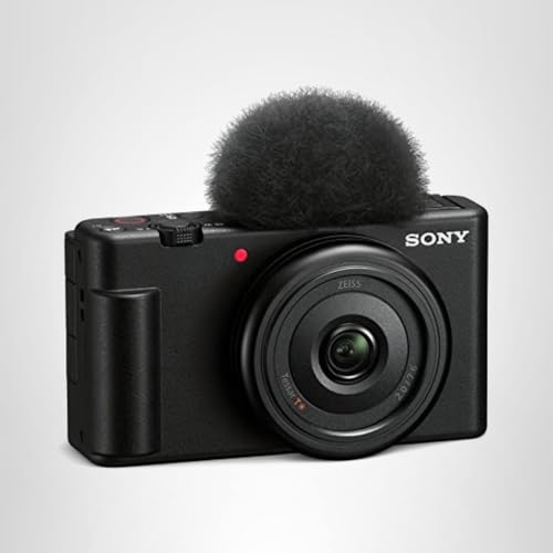 Cámara Sony ZV-1F Vlog para creadores de contenidos y vloggers negra
