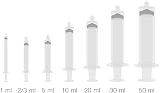 Terumo 5 ml Disposable Syringe Pack of 100 - Latex PVC Free 3 Part view 5