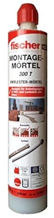 fischer Montagemörtel FIS VL 300 T - Für Standardanwendungen in Voll-/Lochsteinmauerwerk und gerissenem Beton - 1 x Kartusche