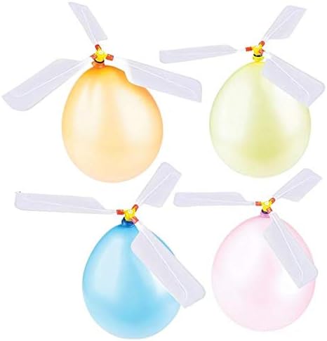 Rhode Island Novelty Balloon Helicopters, One Dozen