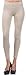 ToBeInStyle Women's Footless Elastic Leggings - One Size - Beige