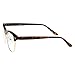 MLC EYEWEAR Vintage Inspired Classic Half Frame Nerdy Glasses UV400 Clear Lens