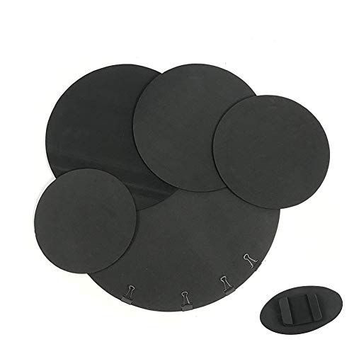 UKSAT 10pcs Drum Silencer,Drum Practice Pad Rubber Foam Mute Silencer Set Drum and Cymbal Mute Pack Bass Drums Quiet Sound Off - Thumbnail 4
