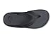 OLUKAI Ohana Men's Beach Sandals, Quick-Dry Flip-Flop Slides, Water Resistant & Lightweight, Compression Molded Footbed & Ultra-Soft Comfort Fit, Black/Dark Shadow, 11
