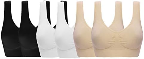 Women's Seamless Wire-Free Bra with Removable Pads