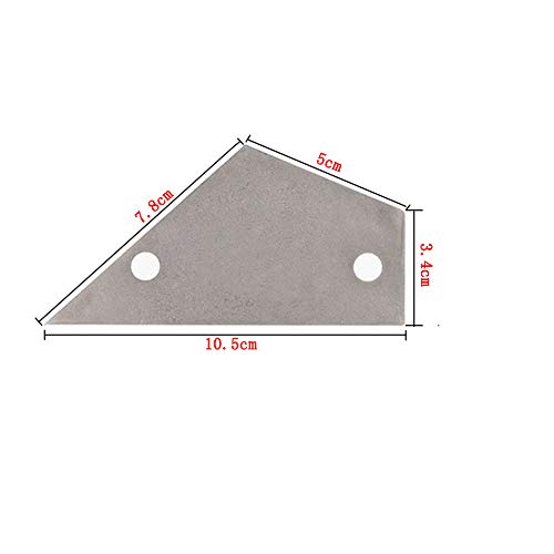 Guitar Luthier Tool Kit Included Guitar Fret Crowning Luthier Dressing File with Narrow/Medium/Wide 3 Edges, Stainless Steel Fret Rocker, 2 Pcs Fingerboard Guards Protectors and Grinding Stone - Thumbnail 3