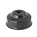 Steelman 64mm x 14 Flute Oil Filter Cap Wrench, 3/8-inch Drive, Low-Profile Design for Confined Space