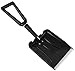 ELIVERN Foldable Snow Shovel, Compact Snow Shovel with Comfortable D-Grip Handle and Durable Aluminum Edge Blade, 13