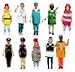 Childcraft Occupations Costumes with Hats for Children (Set of 10)
