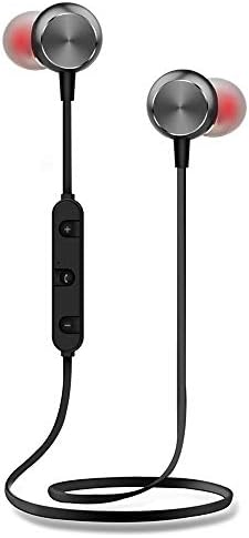Wireless Bluetooth Headphones Stereo Bass in-Ear Magnetic Earbuds Sports Earphones Sound Noise Cancelling and Waterproof Headsets for Running,Cycling,Workout