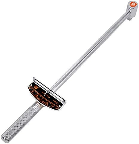 Sudopru Drive Beam Torque Wrench, 1 Pcs 0-300 Newton Meter Torque Wrench Set for Automotive, Car, Lawnmower